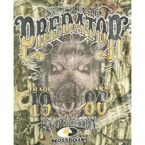 Paramount Outdoors Mossy Oak Breakup Boar Hunting Predator T-Shirt Mens Medium